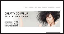 Desktop Screenshot of creativ-coiffeur.de