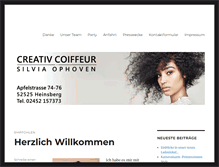 Tablet Screenshot of creativ-coiffeur.de